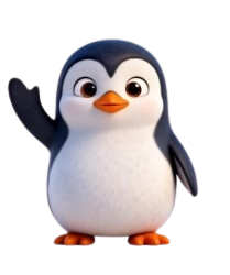 Pegno penguin waving